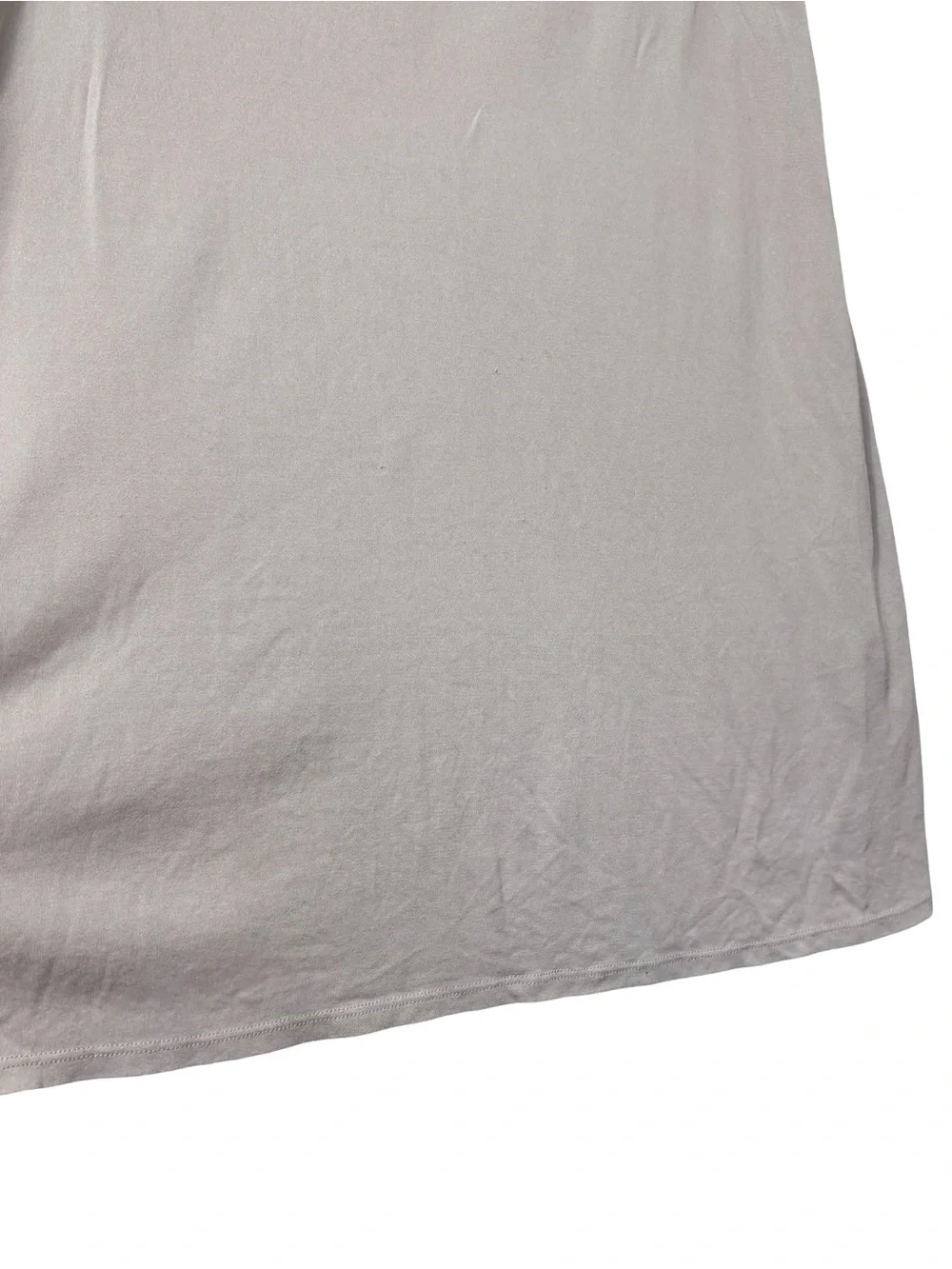 Eileen Fisher sleeveless scoop-neck tank top washable silk jersey  Medium Gray